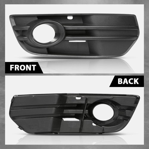 Solid Spare Fit For 2009-2012 Audi Q5 Front Bumper Fog Light Bezel Lamp Trim Right Side