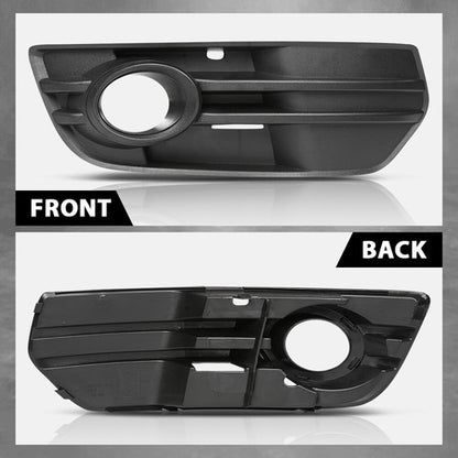 Solid Spare Fit For 2009-2012 Audi Q5 Front Bumper Fog Light Bezel Lamp Trim Right Side