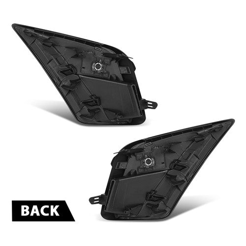 Solid Spare Fit For 18-21 Lexus NX300 F Sport Front Bumper Insert Fog Light Cover Left+Right