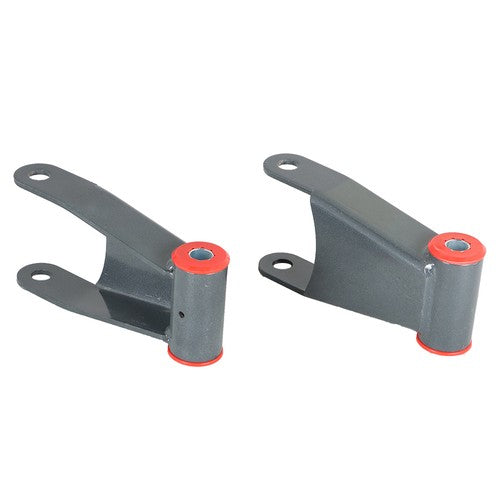 Solid Spare 2× 2" Rear Drop Lowering Shackle Kit For Ford F250 Super Duty 2WD 1999-2006 2007