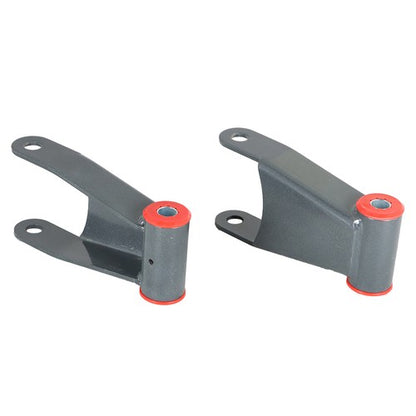 Solid Spare 2× 2" Rear Drop Lowering Shackle Kit For Ford F250 Super Duty 2WD 1999-2006 2007