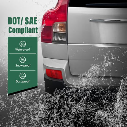 Solid Spare Fit For 2007-2014 Volvo CX90 Rear Bumper Reflector Side Marker Light Left Driver