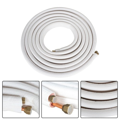 Solid Spare 25FT 1/4In - 3/8In Dia. Air conditioning Cooling connection pipe