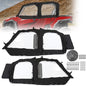 Solid Spare For Polaris General XP 4 1000 2PCS Soft Cab Enclosure Upper Doors （Left + Right）