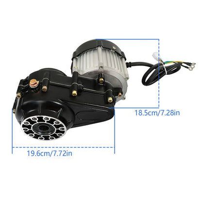 Solid Spare 48V 500W Brushless Differential Motor For ATV Trike Go Kart Lawn Mower Tricycle