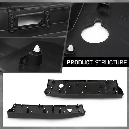 Solid Spare Fit For 2015-2019 Ford Transit 150 250 350 Rear Door Lower Molding Left+Right