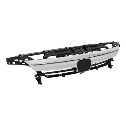 Solid Spare Factory Style Front Bumper Upper Grille Grill Plastic For Honda Accord 2021-2023