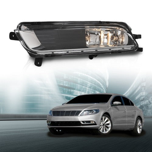 Solid Spare Fit For 13-17 VW Volkswagen CC Bumper Fog Light Driving Lamp W/ Bulb Left