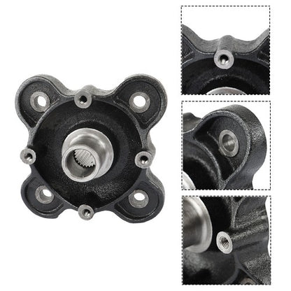 Solid Spare Rear Wheel Hub Machined Black for Polaris Ranger 570 900 1000 Diesel 5142964-067