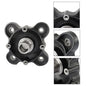 Solid Spare Rear Wheel Hub Machined Black for Polaris Ranger 570 900 1000 Diesel 5142964-067