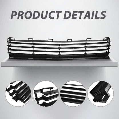 Front Lower Grille & Pair Fog Light Covers W/ Hole For Toyota Prius 2004-2009