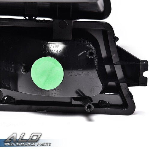 Solid Spare Fit For 03-2007 Chevy Silverado Avalanche LED DRL Smoked Headlights Bumper Lamps