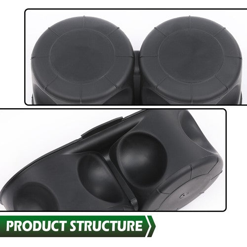 Solid Spare Fit For 2011-2020 Grand Caravan/Town & Country Console Cup Holder Insert Black