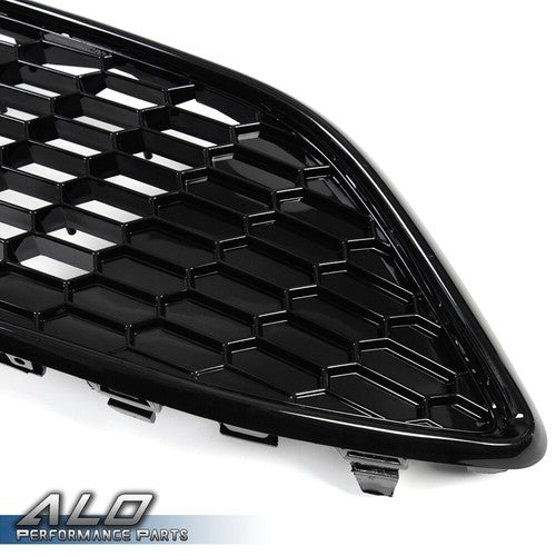 Solid Spare Black Front Upper Bumper Mesh Grille Fit For 2015-2018 Ford Focus S SE F1EZ8200B
