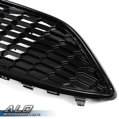 Solid Spare Black Front Upper Bumper Mesh Grille Fit For 2015-2018 Ford Focus S SE F1EZ8200B