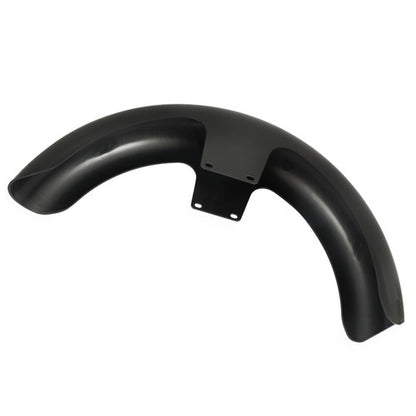 Solid Spare For Touring Electra Glide Street Glide 19" Wheel Wrap Front Fender bright black