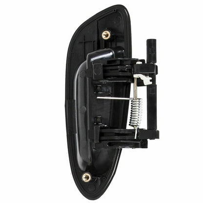 Solid Spare Rear Driver Left Outside Door Handle For 2002-2006 Nissan Altima Black Plastic