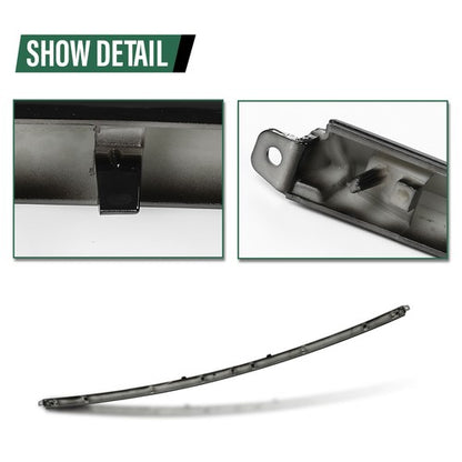 Solid Spare Front Bumper Lower Trim Molding Black Fit For 2018-2019 Ford Explorer JB5Z8419AB