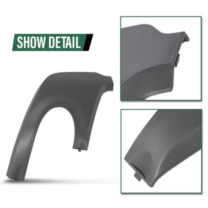 Solid Spare Fit For Range Rover Evoque 12-18 Rear Left Exhaust Pipe Towing Hook Cover Trim