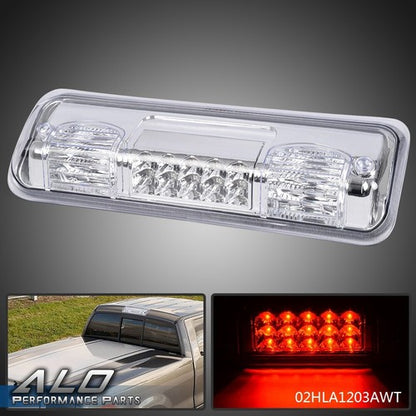 Solid Spare Fit For 04-08 Ford F-150 Clear Chrome LED 3rd Third Brake Tail Light