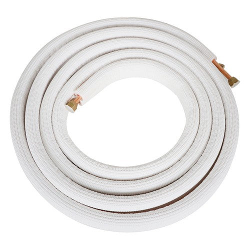 Solid Spare 16FT 1/4" - 3/8" Dia. Air Conditioning Cooling Connection Pipe Install Kit