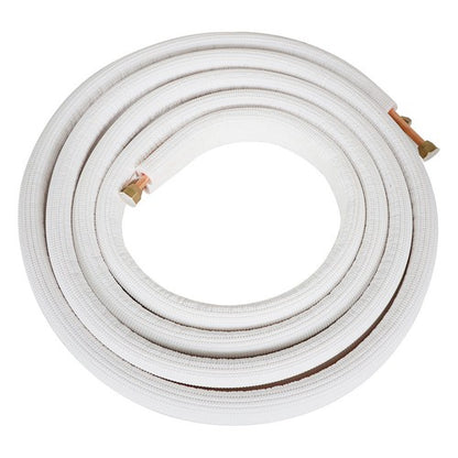 Solid Spare 16FT 1/4" - 3/8" Dia. Air Conditioning Cooling Connection Pipe Install Kit