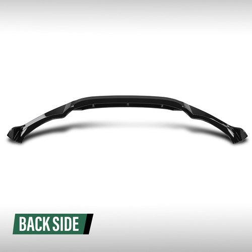 Solid Spare Fit For 18-21 BMW X3 G01 X4 G02 M-Sport Bumper Front Lip Splitter Glossy Black