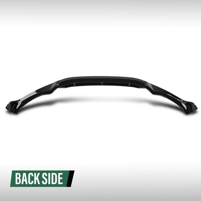 Solid Spare Fit For 18-21 BMW X3 G01 X4 G02 M-Sport Bumper Front Lip Splitter Glossy Black