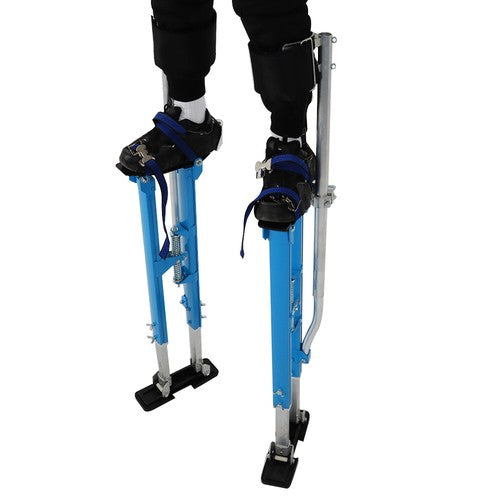 Solid Spare Painting Stilt 36" - 48" Drywall Stilts Adjustable Aluminum Alloy Tool Blue