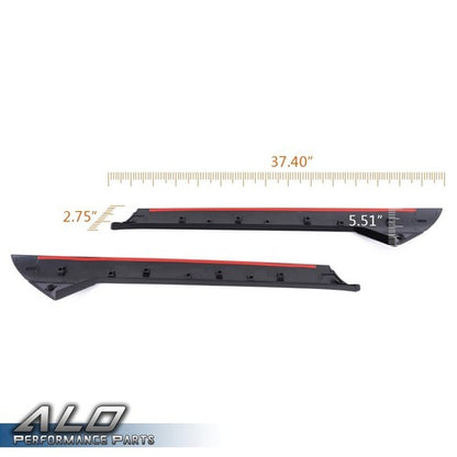 Solid Spare Windshield Outer Trim Pillar Molding Right+Left Side Fit For 11-19 Ford Explorer