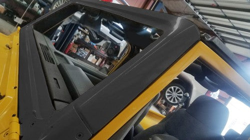 Solid Spare Black Front Windshield Frame For 2003 -2006 Jeep Wrangler TJ 55395014AB