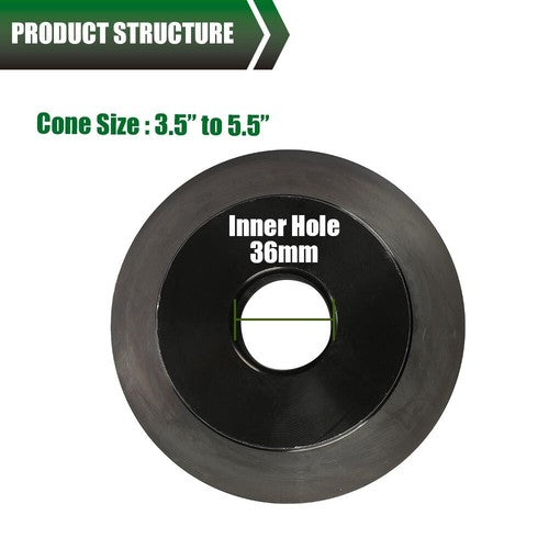 Solid Spare Universal Wheel Balancer Adapter Cone Standard Taper Cone 36mm Inner Diameter