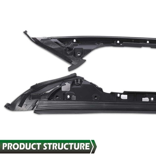 Solid Spare New Fit For 2011-2019 Ford Explorer Front Inner Windshield Pillar Trim Moldings