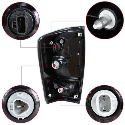 Solid Spare For Toyota Tacoma 2016-2020 Tail Lights Stop Brake Light Left & Right Side Pair