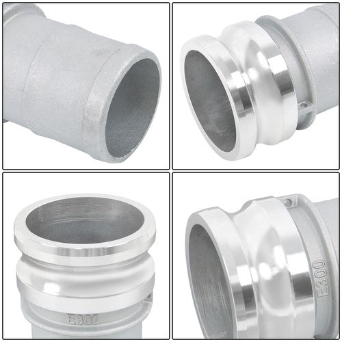 Solid Spare 3" 2 Pcs Aluminum Camlock Type E Adapter Universal Hose Connection Kit