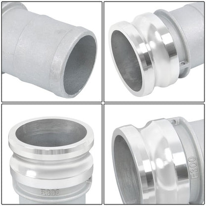 Solid Spare 3" 2 Pcs Aluminum Camlock Type E Adapter Universal Hose Connection Kit