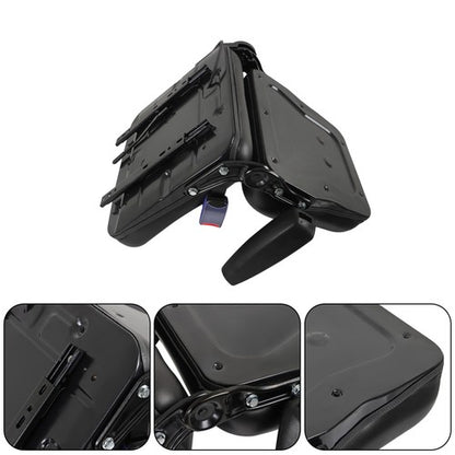 Solid Spare Universal Forklift Seat Fold Down Tractor Seat with Adjustable Angle Back Switch