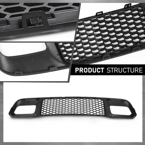 Solid Spare Front Lower Bumper Grille Grill Fit For 2017-2019 Jeep Grand Cherokee 68310773AB