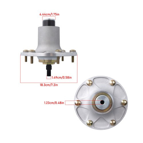 Solid Spare 109-6917 109-2102 109-0764 Mower Deck Spindle For Exmark LXS25KD665 LXS25KD665