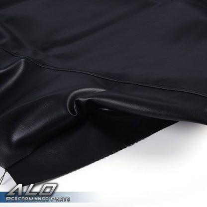 Solid Spare Fit For 2002-up Yamaha Grizzly 660 Seat Cover Synthetic Leather Black Cover