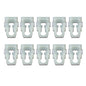 Solid Spare Fit For 1977-1990 Dodge Trucks Ramchargers Body Side Belt Molding Trim Clips