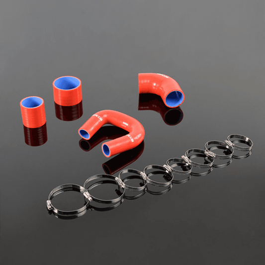 Solid Spare Fit For 99-00 Subaru Impreza Vers 5-6 GC8 EJ20 Red Silicone Intercooler Hose Kit