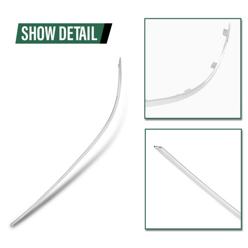Solid Spare Front Bumper Trim Fit For 10-13 Mercedes Benz E350 E550 Side Molding Left+Right