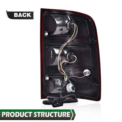 Solid Spare Fit For 07-13 GMC Sierra 1500 2500 3500HD Rear Tail Light Brake Lamp Left Side