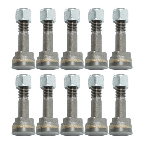 Solid Spare 10 pcs Stump Grinder Teeth Replacement For 1100 Stump Grinder Teeth