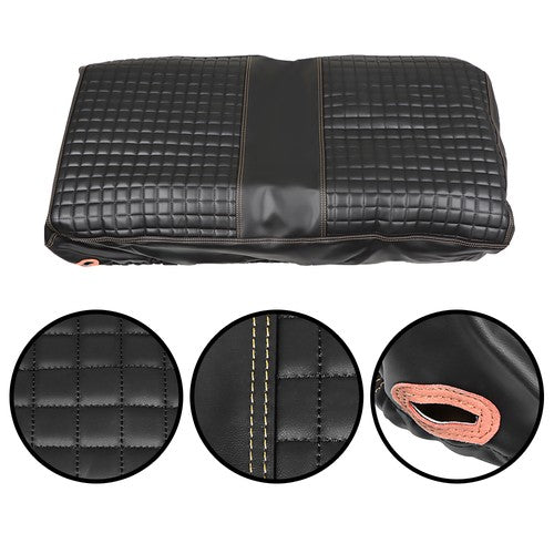 Solid Spare Black Golf Cart Diamond Seat Cover Kit For Club Car Precedent Seat Cushion US