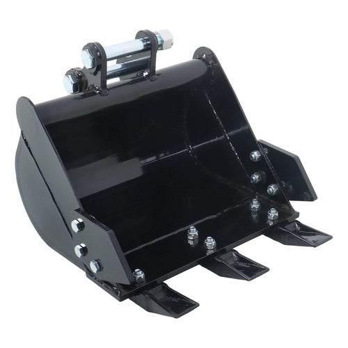Solid Spare New Mini Excavator 400mm Tooth Bucket Digger Machine Attachment With Teeth