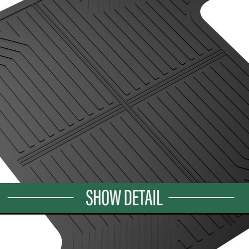 Solid Spare Fit For 2014-2018 Silverado Sierra 1500 5.8FT All Weather TPE Truck Bed Mat