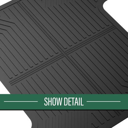 Solid Spare Fit For 2014-2018 Silverado Sierra 1500 5.8FT All Weather TPE Truck Bed Mat