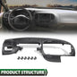 Solid Spare Dashboard Bezel Trim Surround Gray Fit For 97-03 Ford F-150 Expedition NEW